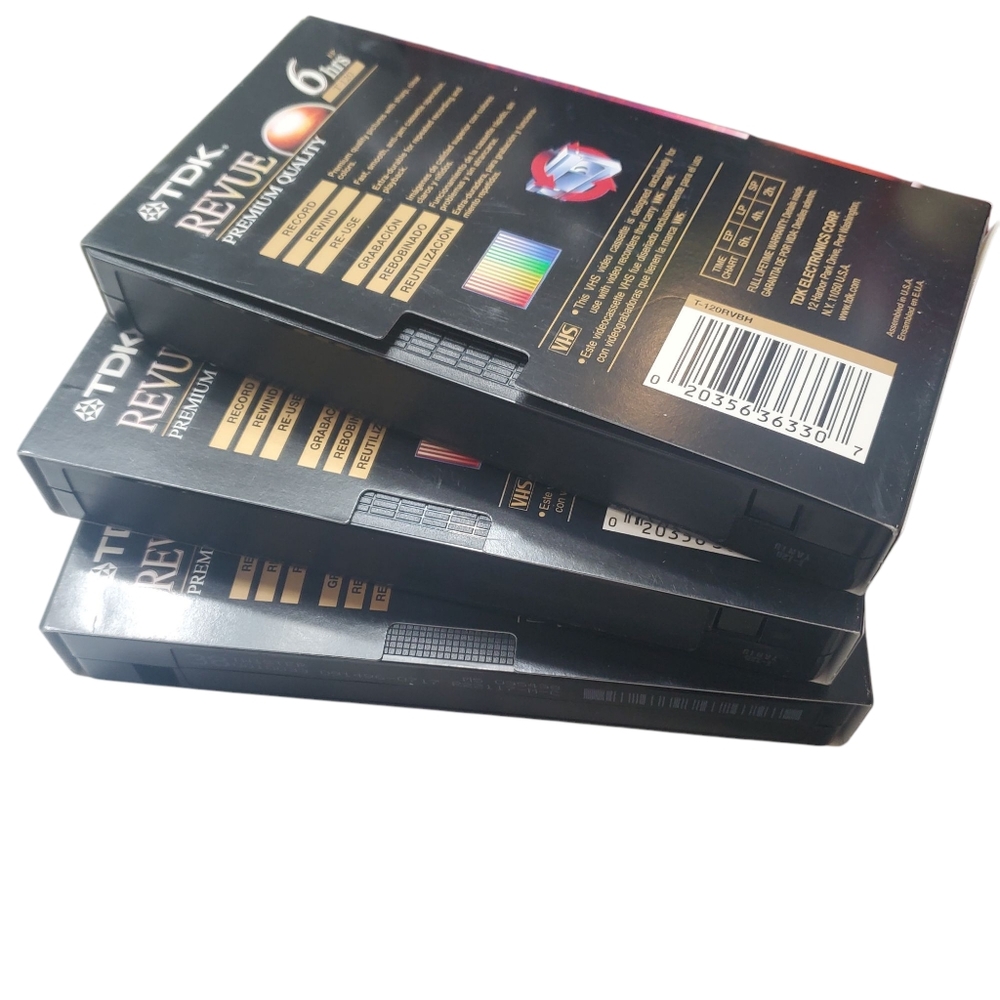 A Lot Of 3 VHS TAPES UNKNOWN WHAT IS ON THEM